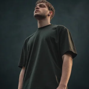 Victory Black Oversized Tee
